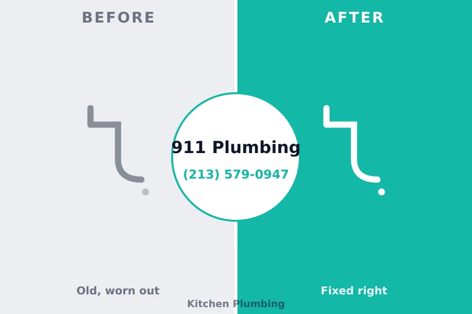 Before and after: plumbing repair Aetna Estates, CO